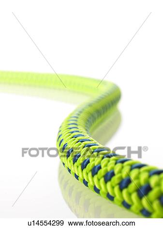 Stock Photo - Green and blue rope. Fotosearch