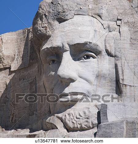 Head of Lincoln on Mount Rushmore View Large Photo Image Stock Image - Head of Lincoln on Mount Rushmore. Fotosearch