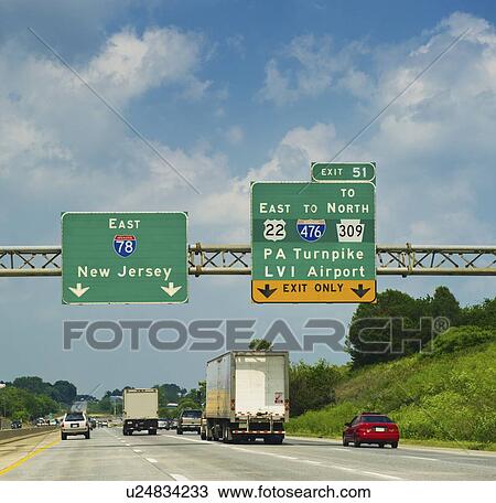Highway signs View Large Photo Image Stock Image - Highway signs. Fotosearch