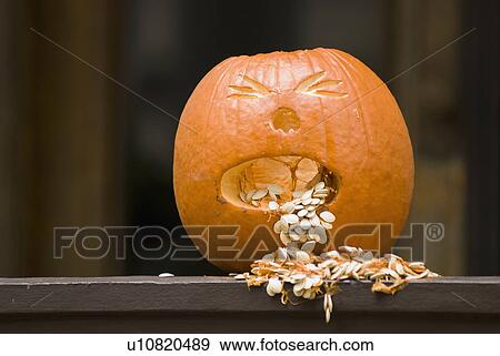 Jack-o-lantern View Large Photo Image Stock Photo - Jack-o-lantern. Fotosearch