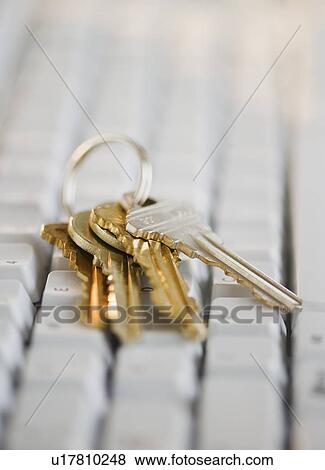Stock Photo - Keys on computer keyboard. Fotosearch