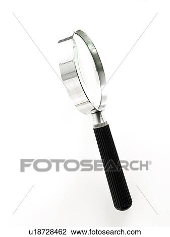 Stock Image - Magnifying glass. Fotosearch