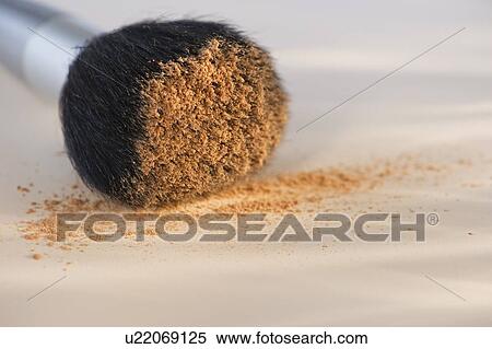 Makeup brush and powder View Large Photo Image Stock Photography - Makeup brush and powder. Fotosearch