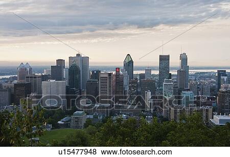 Montreal skyline View Large Photo Image Stock Photo - Montreal skyline. Fotosearch