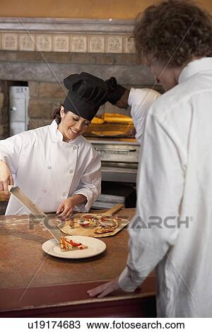 Pizza chef View Large Photo Image Stock Image - Pizza chef. Fotosearch