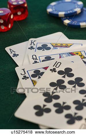 Poker table View Large Photo Image Stock Photo - Poker table. Fotosearch