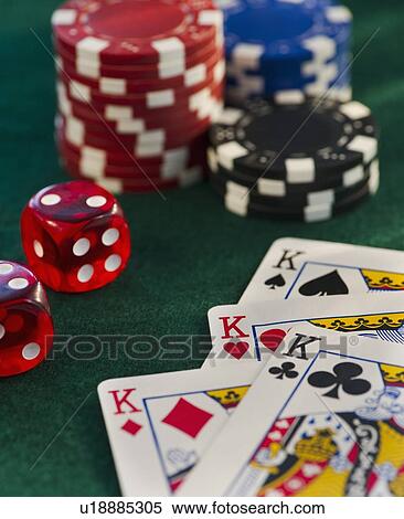 Stock Photography - Poker table. Fotosearch