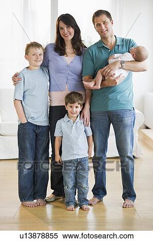 Portrait of a family View Large Photo Image Stock Photography - Portrait of a family. Fotosearch