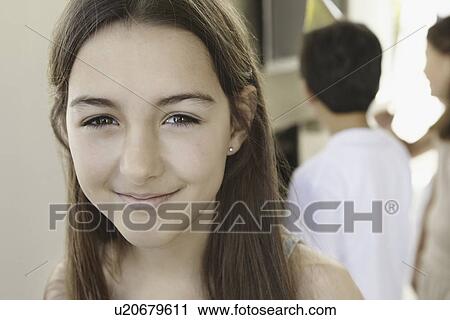 Pretty brunette girl View Large Photo Image Stock Image - Pretty brunette girl. Fotosearch