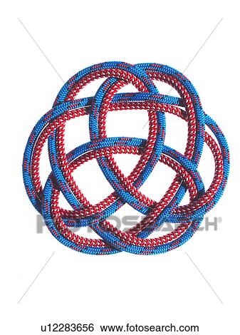 Red and blue rope looped together View Large Photo Image Stock Photograph - Red and blue rope looped together. Fotosearch