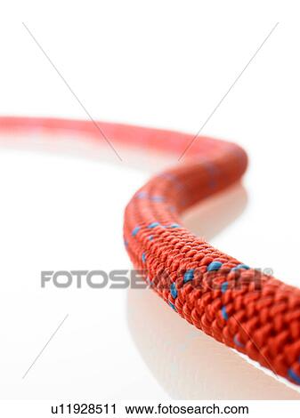 Stock Image - Red rope. Fotosearch
