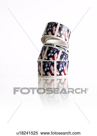 Roll of American postage stamps View Large Photo Image Stock Photography - Roll of American postage stamps. Fotosearch