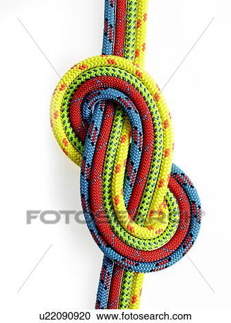 Stock Image - Ropes looped together. Fotosearch