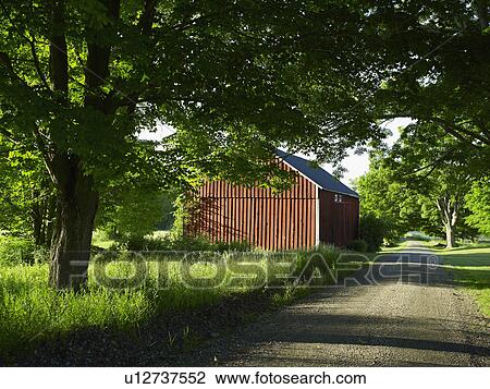 Stock Image - Rural road. Fotosearch