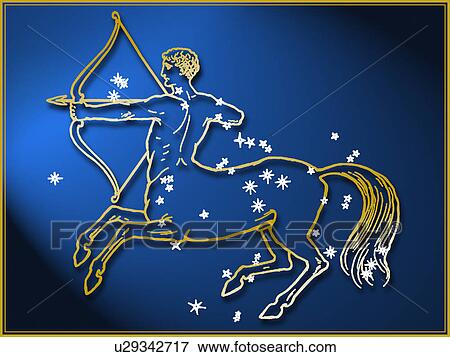 Stock Photo - Sagittarius astrological sign. Fotosearch