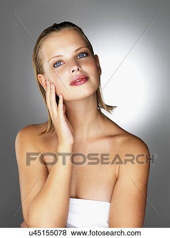 Sensual blond woman View Large Photo Image Stock Photo - Sensual blond woman. Fotosearch