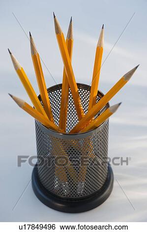 Sharpened pencils in jar View Large Photo Image Stock Photograph - Sharpened pencils in jar. Fotosearch