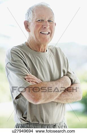 Picture - Smiling senior man. Fotosearch