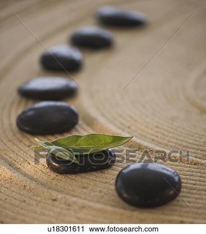 Stock Image - Spa stones. Fotosearch