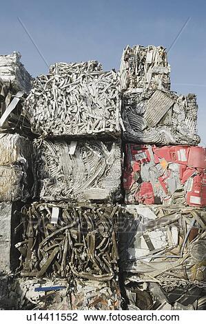 Stack of recycled metal View Large Photo Image Stock Image - Stack of recycled metal. Fotosearch