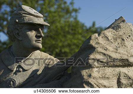 Statue at Gettysburg National Military Park View Large Photo Image Stock Photograph - Statue at Gettysburg National Military Park. Fotosearch