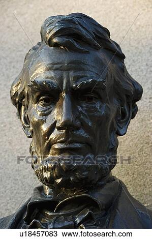 Stock Image - Statue of Abraham Lincoln. Fotosearch