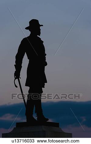 Stock Image - Statue of Brigadier general Alexander Webb. Fotosearch