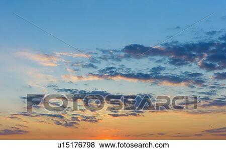 Sunset and clouds View Large Photo Image Stock Photo - Sunset and clouds. Fotosearch