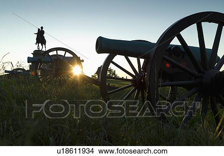 Sunset at Gettysburg national military park View Large Photo Image Picture - Sunset at Gettysburg national military park. Fotosearch