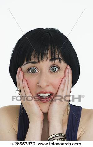Surprised woman View Large Photo Image Stock Photo - Surprised woman. Fotosearch