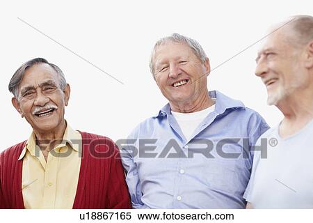 Three senior men laughing View Large Photo Image Stock Photography - Three senior men laughing. Fotosearch
