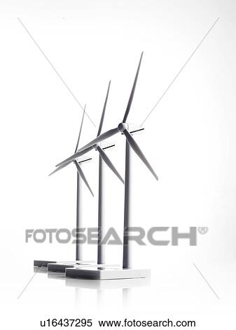Stock Photography - Three windmills. Fotosearch