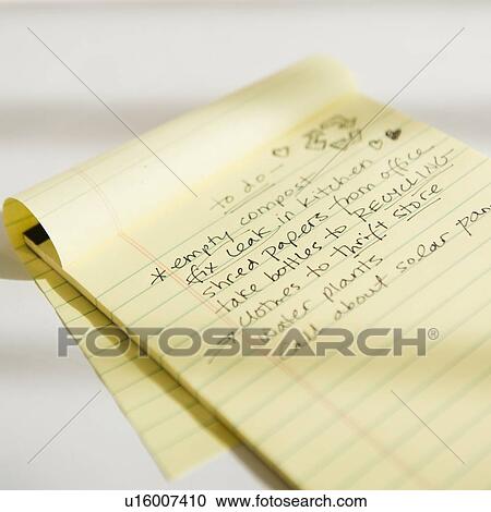 Stock Image - To do list. Fotosearch