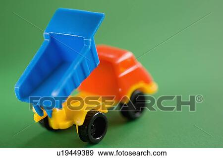 Toy dump truck View Large Photo Image Stock Photo - Toy dump truck. Fotosearch