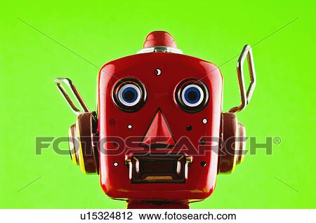 Toy robot View Large Photo Image Stock Image - Toy robot. Fotosearch