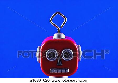 Stock Image - Toy robot. Fotosearch