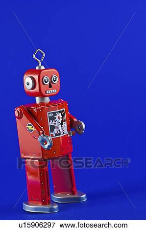 Toy robot View Large Photo Image Stock Photo - Toy robot. Fotosearch