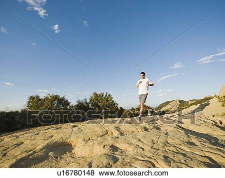 Stock Photo - Trail runner. Fotosearch
