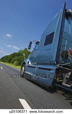 Transport truck on highway View Large Photo Image Stock Image - Transport truck on highway. Fotosearch