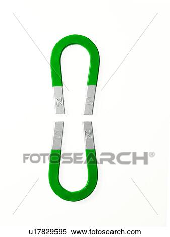 Stock Photography - Two green magnets. Fotosearch