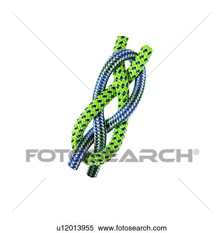Stock Photography - Two ropes looped together. Fotosearch