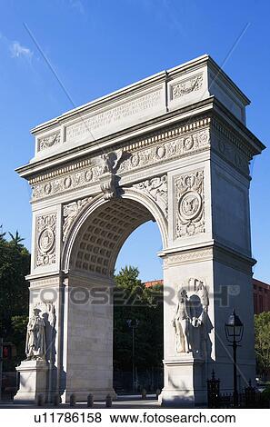 Washington Arch View Large Photo Image Stock Photo - Washington Arch. Fotosearch