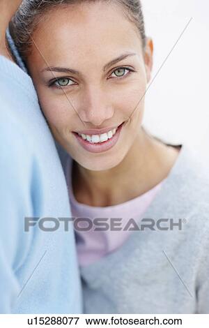 Woman leaning on man`s chest View Large Photo Image Stock Photo - Woman leaning on man`s chest. Fotosearch
