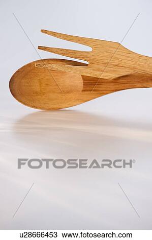 Wooden salad fork and spoon View Large Photo Image Stock Image - Wooden salad fork and spoon. Fotosearch