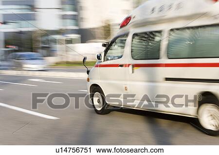 Stock Image - Ambulance car. Fotosearch