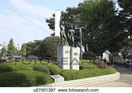 Bronze Statue Outside Jr Maebashi Station North Entrance View Large Photo Image Stock Photo - Bronze Statue Outside Jr Maebashi Station North Entrance. Fotosearch