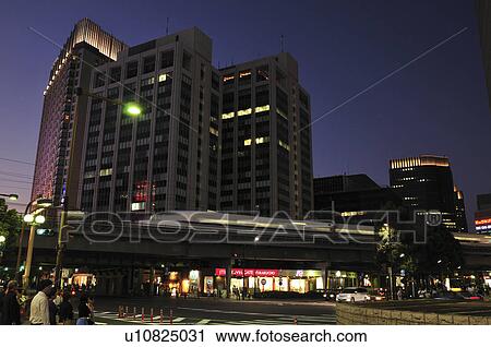 Bullet Train and Tall Buildings View Large Photo Image Stock Image - Bullet Train and Tall Buildings. Fotosearch