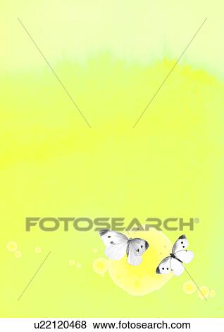 Stock Photo - Butterflies flying, Digitally generated image. Fotosearch