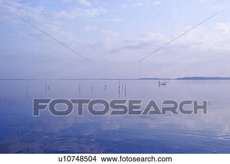 Calm Lake View Large Photo Image Picture - Calm Lake. Fotosearch