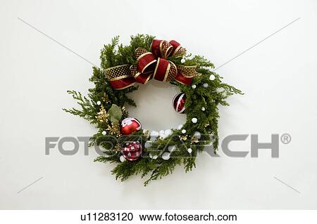Stock Image - Christmas wreath. Fotosearch